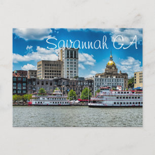 Savannah GA Vykort