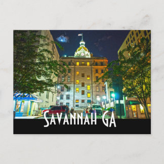 Savannah GA Vykort