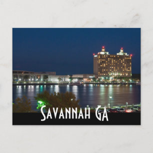Savannah GA Vykort
