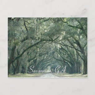 Savannah, GA-vykort Vykort