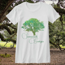 Savannah Georgia Enchanting Live Oak Träd