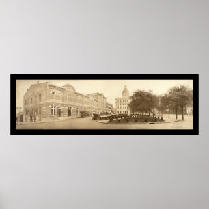 Savannah Georgia foto 1909 Poster