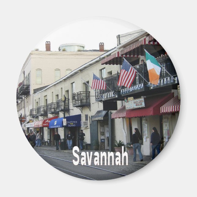 Savannah Georgia GA Magnet (Framsidan)
