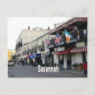 Savannah Georgia GA Vykort