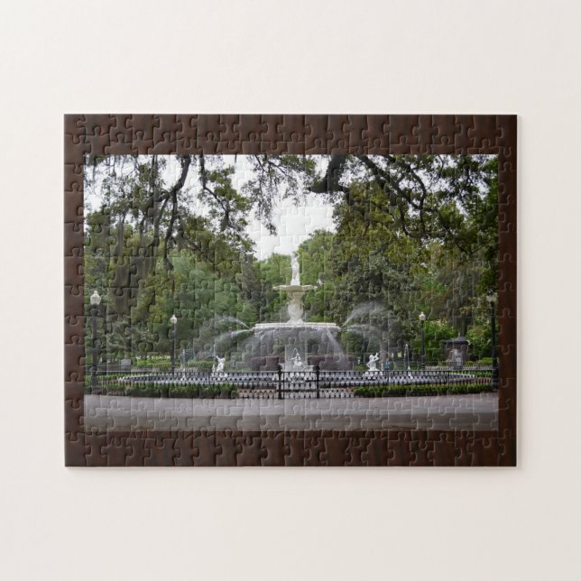 Savannah Georgia Historic Puzzle Pussel (Horisontell)