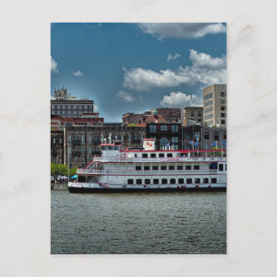 savannah georgia historisk arkitektur vykort