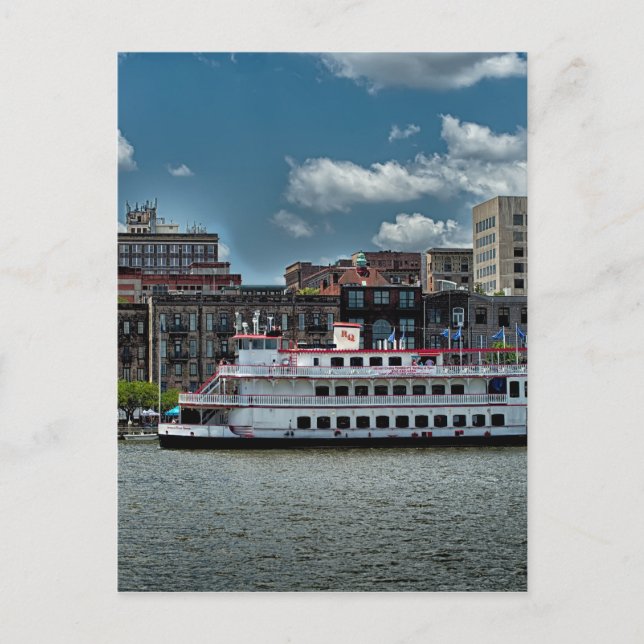 savannah georgia historisk arkitektur vykort (Framsida)