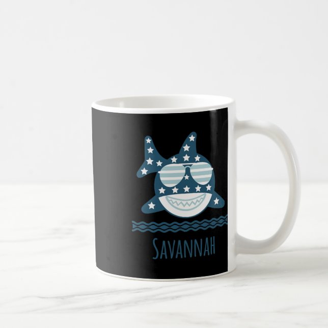 Savannah Georgia Nautical Coastal FishBoating Kaffemugg (Höger)