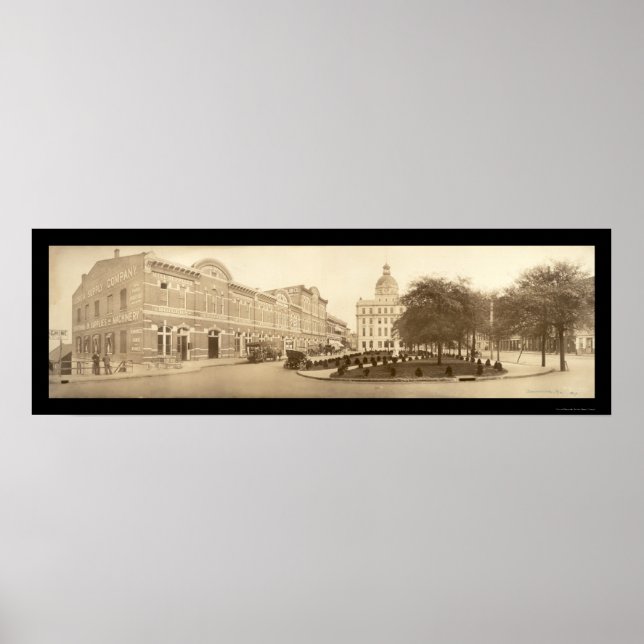 Savannah, Georgia Photo 1909 Poster (Framsidan)