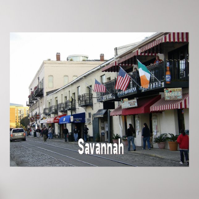 Savannah Georgia Poster (Framsidan)