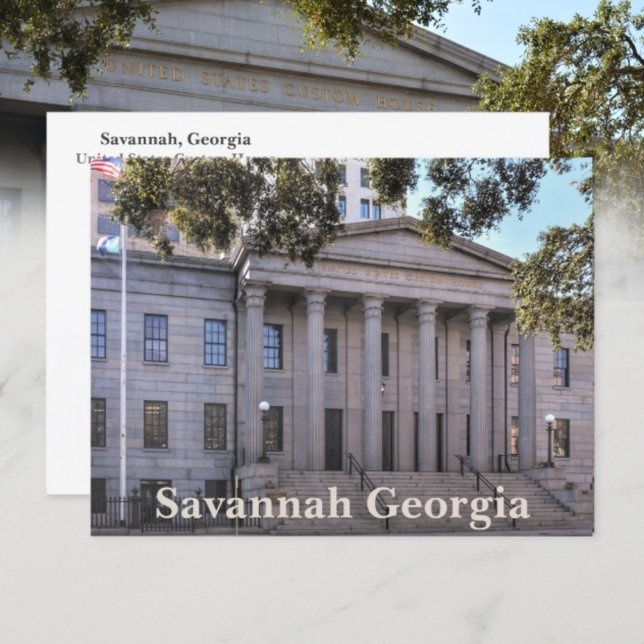Savannah Georgia US Anpassningsbar House Photograp Vykort (Skapare uppladdad)