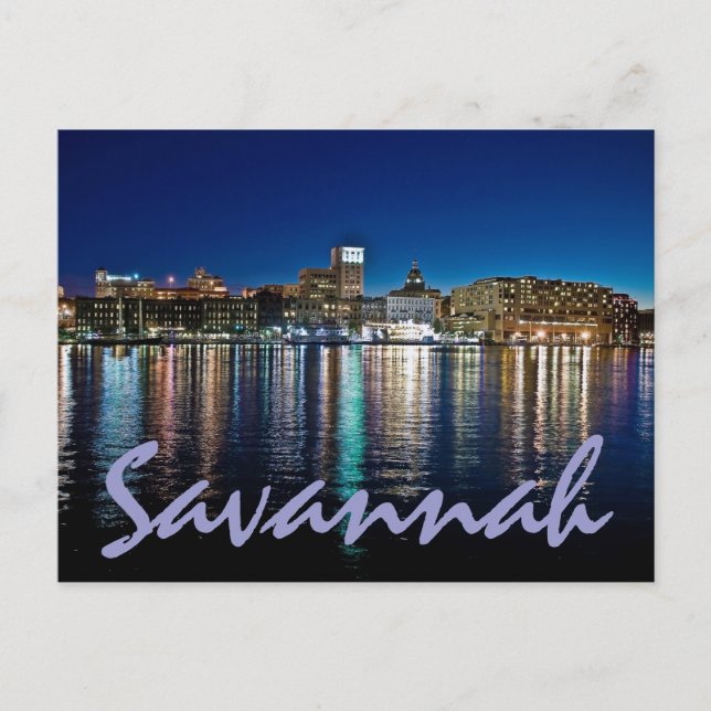 Savannah, Georgia, USA Vykort (Framsida)