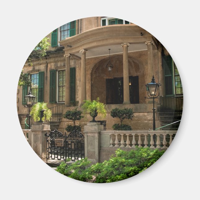 Savannah Georgia Victorian Historical House 2 Magnet (Framsidan)