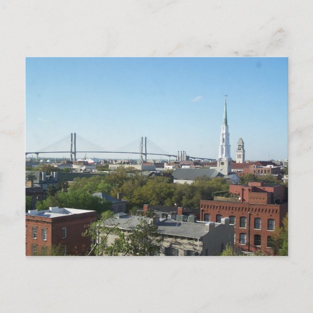 Savannah Georgia Vykort (Framsida)