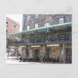 Savannah, Georgia Vykort