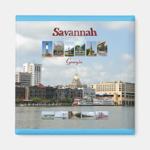 Savannah, Georgien Magnet