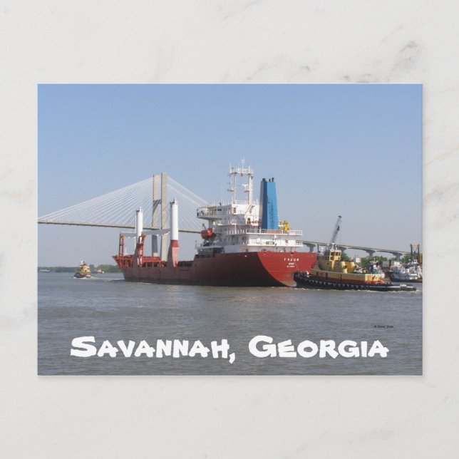 Savannah, Georgien Vykort (Framsida)