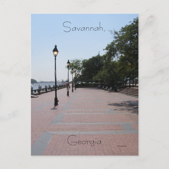 Savannah, Georgien Vykort (Framsida)