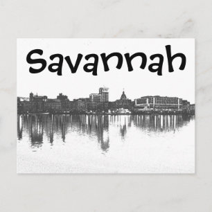 Savannah, Georiga, USA Vykort