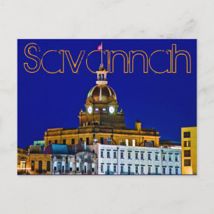 Savannah, Georiga, USA Vykort