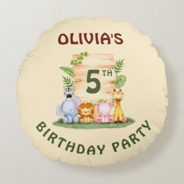 Savannah giraffe lejon hippo zebra-elefant rund kudde