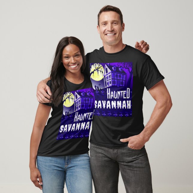 Savannah Halloween-prydnad med spöken T Shirt (Unisex)