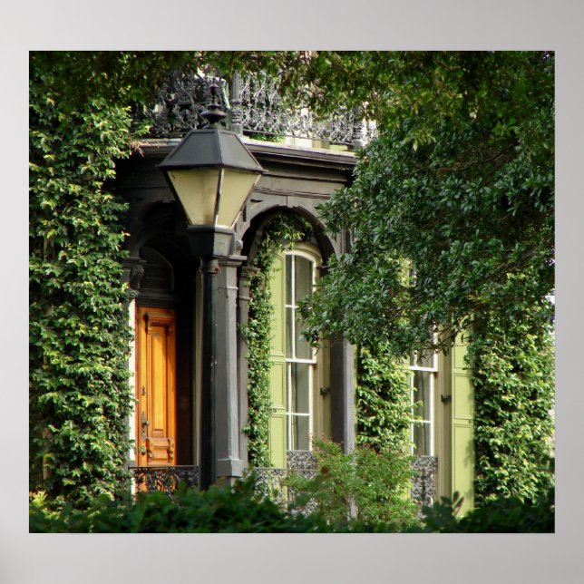 Savannah Historical House Poster (Framsidan)