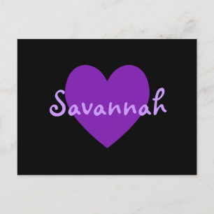 Savannah i Lila Vykort