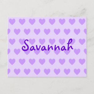 Savannah i Lila Vykort