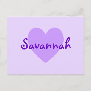 Savannah i lilor vykort