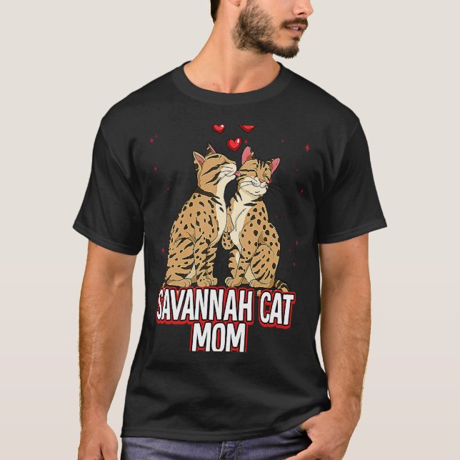 Savannah kattmamma t shirt (Framsida)