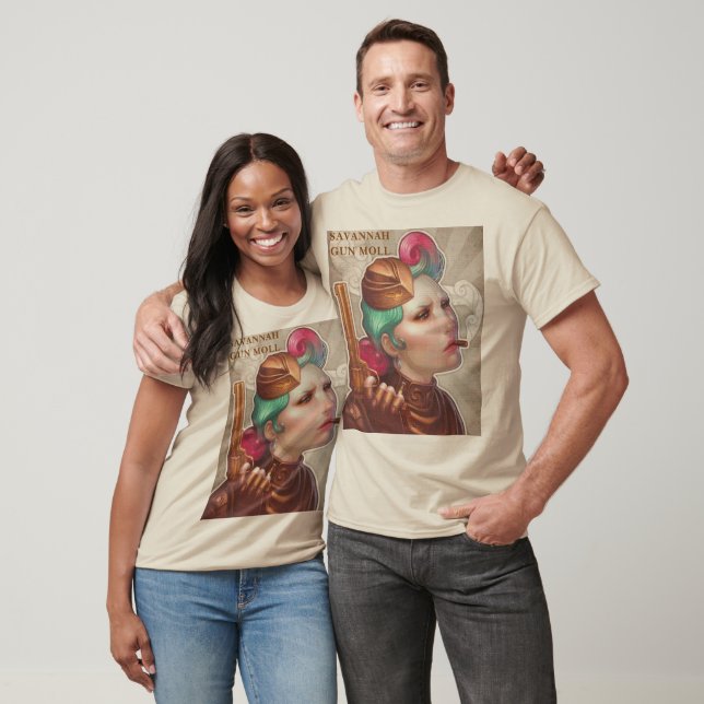 Savannah Prohibition Era Gun Moll T Shirt (Unisex)