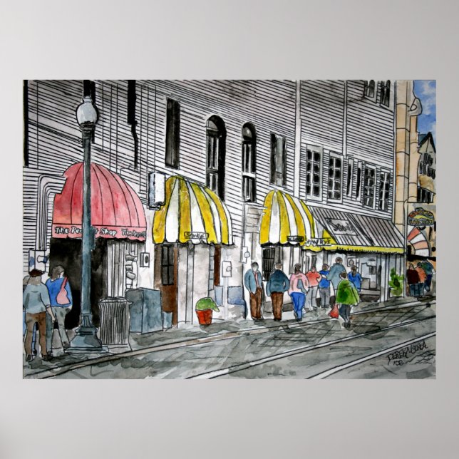 savannah River Street 2 Poster (Framsidan)
