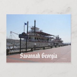 Savannah Riverboat Vykort