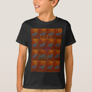 Savannah Safari Lets Go Zebra Hakuna Matata mot T-shirt