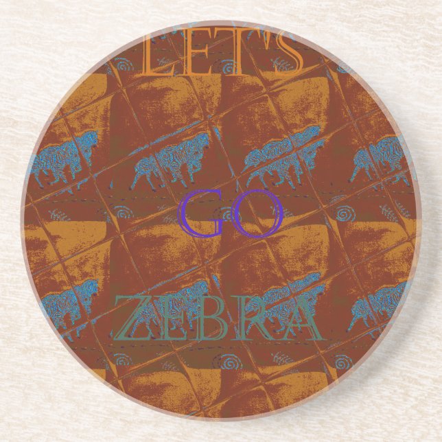 Savannah Safari Lets Go Zebra Hakuna Matata mot Underlägg (Framsidan)