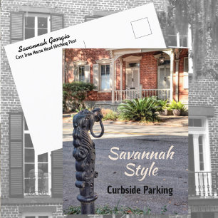 Savannah Southern Humor Street Photography Roligt Vykort
