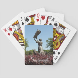 Savannah spelar kort- Wave Girl Casinokort