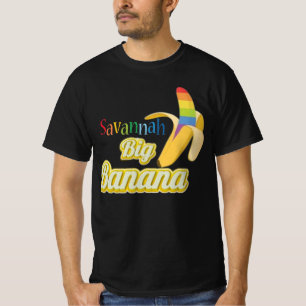 Savannah Stor Gay Banan T Shirt