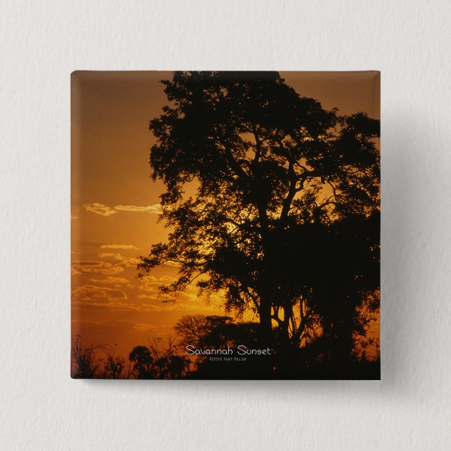 Savannah Sunset Button Knapp (Framsida)