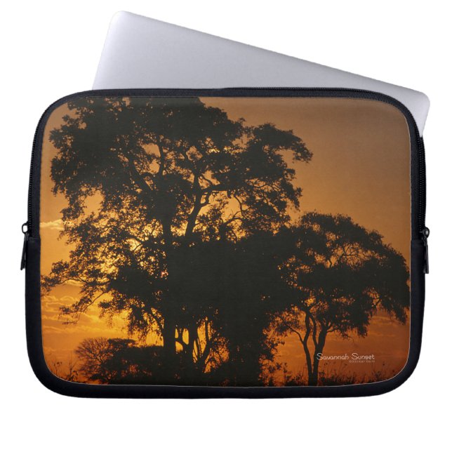 Savannah Sunset Laptop Fodral (Framsidan)