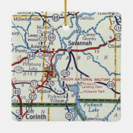 Savannah TN Julgransprydnad Keramik