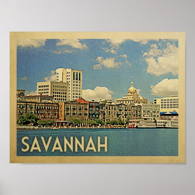 Savannah Vintage resor Poster (Framsidan)