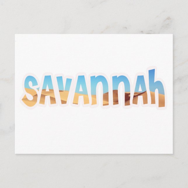 SAVANNAH VYKORT (Framsida)