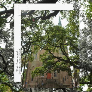 Savannah Wesley Monumental United Methodist Church Vykort