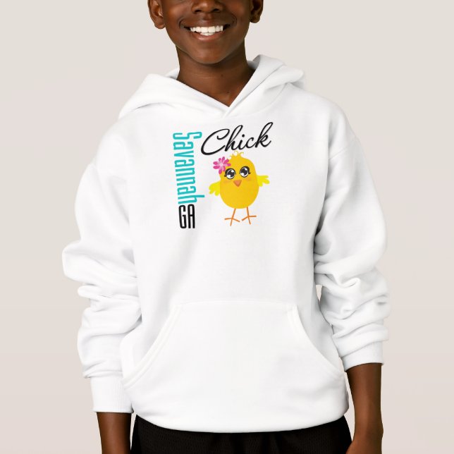 SavannahGA-chick Tee Shirt (Framsida)