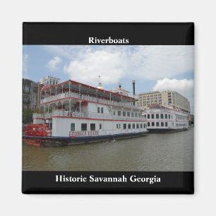 SavannahGeorgia Riverboats Magnet