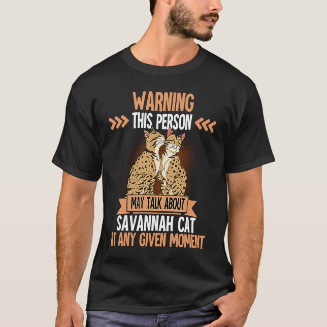 Savannahkatt 7 t shirt (Framsida)
