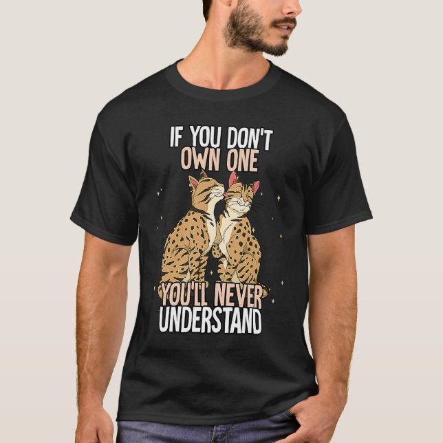 Savannahkatt 8 t shirt (Framsida)