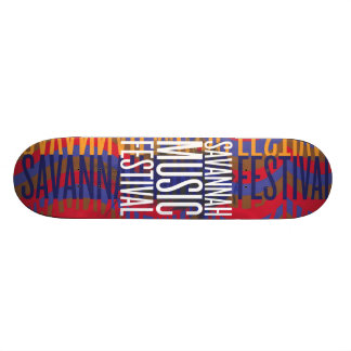 Savannahmusikfestival Skateboard Bräda 20 Cm